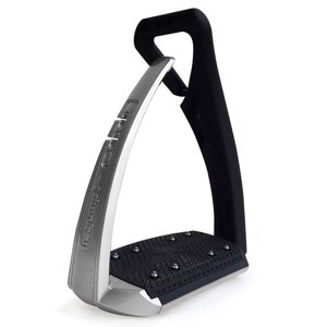 Freejump stigbøjler Soft Up Pro plus black silver Edition 